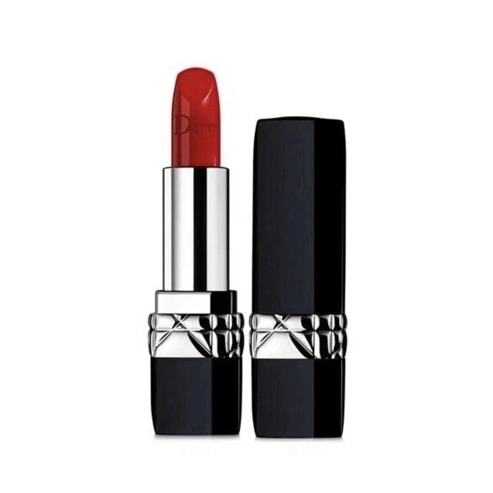 Christian Dior Rouge Dior 999 Velvet Lipstick Red Full Size NWOB